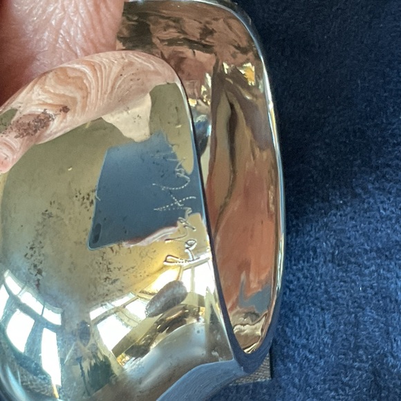 Robert Lee Morris Signed Vintage Bagel Cuff Bracelet Sterling Silver EUC ~$1200 - Picture 6 of 12